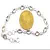 Natural Green Amethyst Cut Gemstone 925 Sterling Silver Bezel Bracelet (Tennis, 8 inch) view 4