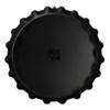The Fan-Brand NCAA Ohio Bobcats: Black - Bottle Cap Wall Clock - Sports Team Bar Sign Dcor - Home, Dorm, Garage, Office, Fan Cave view 4