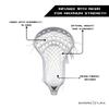 Shark Lax Semi-Soft Lacrosse Mesh & Stringing Kit - Lacrosse String kit - Use SemiSoft Lacrosse Mesh and Lacrosse Strings for The Best Performance view 4
