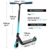 Limit LMT66 Pro Stunt Scooter-Best Trick Scooters for Kids 6 Years and Up-Intermediate and Beginner Complete Freestyle BMX Street Scooter for Teens Boys and Girls Blue view 2