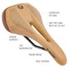 Allure 2.0 Womens LUX-Alloy Saddle Brown Leather/Black view 2