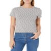 Levi's Women's Graphic Rickie Tee, (New) Minimal Sport Wave AOP Alloy, Large view 1
