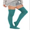 Leoparts Women's Cable Knitted Thigh High Boot Socks Extra Long Winter Stockings Over Knee Leg Warmers view 3
