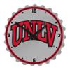 The Fan-Brand NCAA UNLV Rebels: Gray - Bottle Cap Wall Clock - Sports Team Bar Sign Dcor - Home, Dorm, Garage, Office, Fan Cave view 1