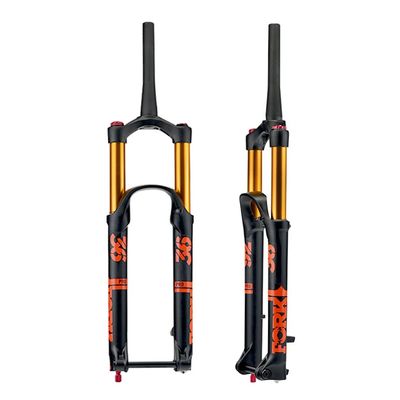 HSQMA DH Bike Air Fork 26/27.5/29 Inch Downhill Mountain Bike Suspension Fork Travel 140mm Rebound Adjust Tapered Front Fork Thru Axle Manual Lockout
