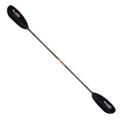 AQUA BOUND Sting Ray Carbon 2-Piece Kayak Paddle with Posi-Lok Ferrule, Carbon Shaft, Reinforced Nylon Dihedral Blades for Flatwater Touring and Kayak Fishing (240 cm)