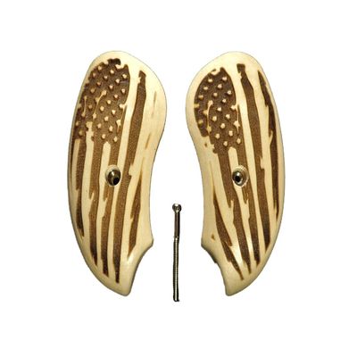 Maple American Flag Extended Bond Arms Derringer Grips (Original Wide Frame) X