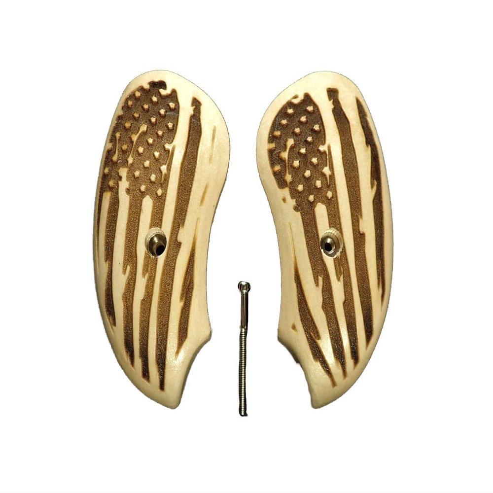 Maple American Flag Extended Bond Arms Derringer Grips (Original Wide Frame) X