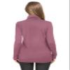 LE VONFORT Womens Turtleneck Long Sleeve Shirts Fleece Lined Lightweight Thermal Base Layer Light Purple Medium view 3