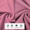 LE VONFORT Womens Turtleneck Long Sleeve Shirts Fleece Lined Lightweight Thermal Base Layer Light Purple Medium view 4
