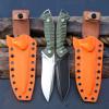 LENGREN 10.3in ATS-34 stainless steel Full Tang Fixed Blade Knife with 5.2 in Edge Blade and G10 Handle Kydex Sheath for Outdoor, Tactical, Survival and EDC (Black) view 2