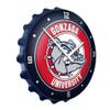 The Fan-Brand NCAA Gonzaga Bulldogs: Navy - Bottle Cap Wall Clock - Sports Team Bar Sign Dcor - Home, Dorm, Garage, Office, Fan Cave view 2