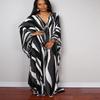 Venasha Women's Caftan Turkish Floral Print Plus Size Kaftan Dress Loungewear for Summer (8693-38) view 3