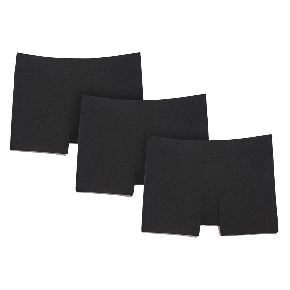 KNIX Super Leakproof Dream Short - Period Underwear for Women - Machine Washable, Reusable - Black, X-Small (3 Pack)