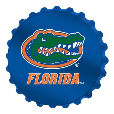 The Fan-Brand NCAA Florida Gators: Bottle Cap Wall Sign - Football, Basketball & Baseball Wall Decor - College Sports Dcor for Home, Office, Game Room, Fan Cave & Garage - USA Made