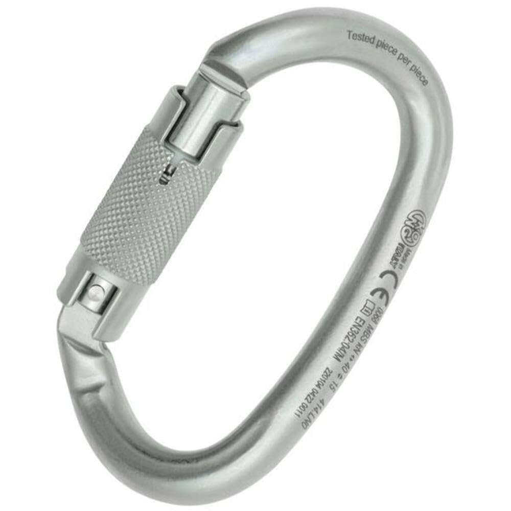 Kong Italy - Ovalone DNA Auto Lock Carabiner - Lunar White