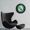 The Fan-Brand NCAA North Texas Mean Green - Bottle Cap Wall Clock - Sports Team Bar Sign Dcor - Home, Dorm, Garage, Office, Fan Cave view 3