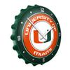 The Fan-Brand NCAA Miami Hurricans: Green - Bottle Cap Wall Clock - Sports Team Bar Sign Dcor - Home, Dorm, Garage, Office, Fan Cave view 2