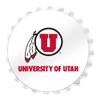 The Fan-Brand NCAA Utah Utes: Bottle Cap Wall Sign - Football, Basketball & Baseball Wall Decor - College Sports Dcor for Home, Office, Game Room, Fan Cave & Garage - USA Made view 1