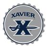 The Fan-Brand NCAA Xavier Musketeers: Saber - Bottle Cap Wall Sign - Football, Basketball & Baseball Wall Decor - College Sports Dcor for Home, Office, Game Room, Fan Cave & Garage - USA Made view 1