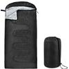 10 Pack Sleeping Bags for Adults Cold Weather Bulk for Homeless People, 4 Seasons Warm or Cold Lightweight Indoor Outdoor Backpacking, Camping (All Black Pack) view 3