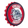 The Fan-Brand NCAA Gonzaga Bulldogs: Bottle Cap Wall Sign - Football, Basketball & Baseball Wall Decor - College Sports Dcor for Home, Office, Game Room, Fan Cave & Garage - USA Made view 2