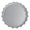 The Fan-Brand NCAA UConn Huskies: Silver - Bottle Cap Wall Clock - Sports Team Bar Sign Dcor - Home, Dorm, Garage, Office, Fan Cave view 4