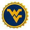 The Fan-Brand NCAA West Virginia Mountaineers: Bottle Cap Wall Sign - Football, Basketball & Baseball Wall Decor - College Sports Dcor for Home, Office, Game Room, Fan Cave & Garage - USA Made view 1