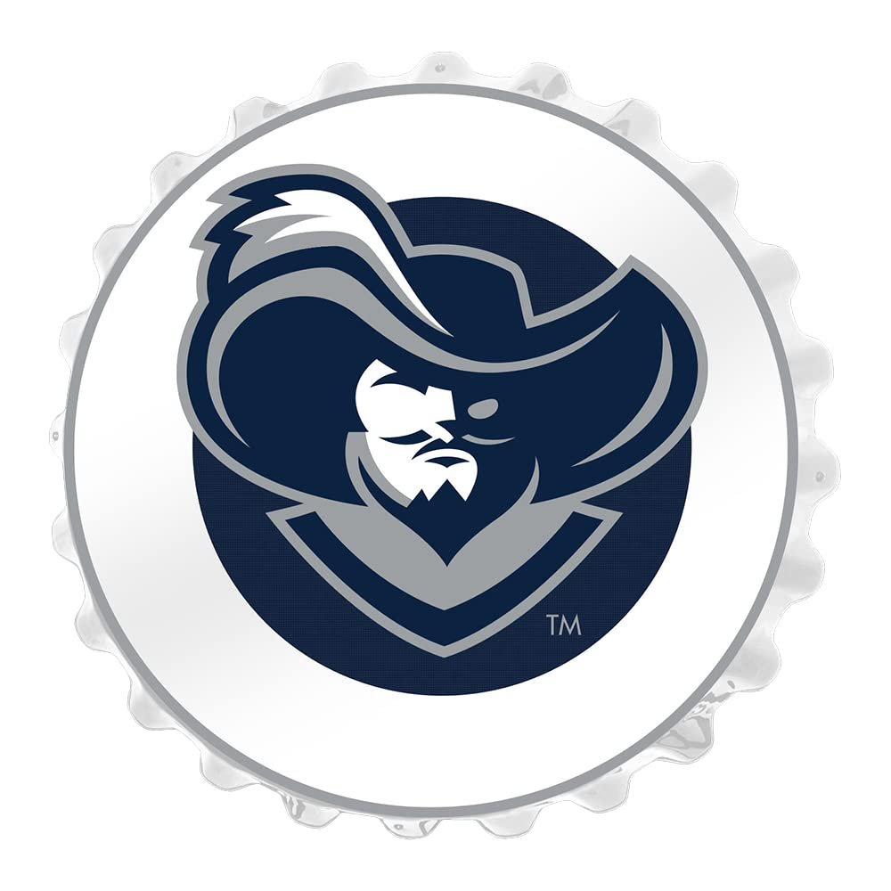The Fan-Brand NCAA Xavier Musketeers: Musketeer - Bottle Cap Wall Sign - Football, Basketball & Baseball Wall Decor - College Sports Dcor for Home, Office, Game Room, Fan Cave & Garage - USA Made