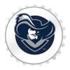 The Fan-Brand NCAA Xavier Musketeers: Musketeer - Bottle Cap Wall Sign - Football, Basketball & Baseball Wall Decor - College Sports Dcor for Home, Office, Game Room, Fan Cave & Garage - USA Made view 1