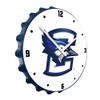 The Fan-Brand NCAA Creighton Bluejays: White - Bottle Cap Wall Clock - Sports Team Bar Sign Dcor - Home, Dorm, Garage, Office, Fan Cave view 2