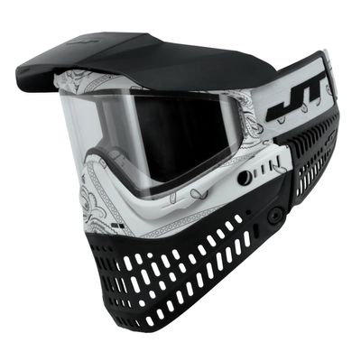 JT Proflex Goggles LE Bandana White w/Clear and Smoke Lens