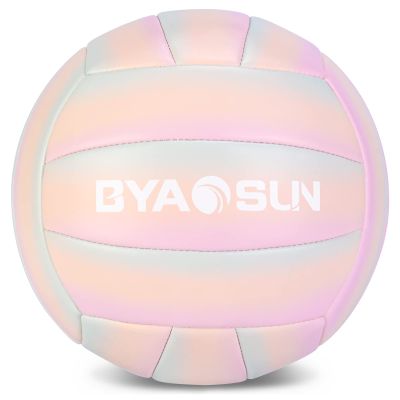BYAOSUN Soft Official Volleyball for Indoor Outdoor Beach, Size 5 Training Volleyball for Beginner Teenager Adult