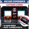 Pop-A-Shot Official Dual Shot Sport Arcade Basketball Game (Black and Blue) view 4