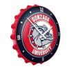 The Fan-Brand NCAA Gonzaga Bulldogs: Red - Bottle Cap Wall Clock - Sports Team Bar Sign Dcor - Home, Dorm, Garage, Office, Fan Cave view 2
