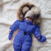 Boy Baby Coat Jumpsuit Warm Girl Winter Infant Jacket Outerwear Hooded Romper Boys (P-Light Blue, 6-9 Months) view 4