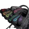 Knit Golf Hybrid Iron Head Covers 4-9 and 2pcs Hybrid/UT Club Head Covers with Rotatable No.Tag, Golf Club Head Protector for Cleveland, Wilson Launch Pad, Tour Edge, Powerbilt Hybrid Irons view 1