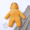 Boy Baby Coat Jumpsuit Warm Girl Winter Infant Jacket Outerwear Hooded Romper Boys Coat&Jacket (P-Yellow, 0-3 Months) view 3