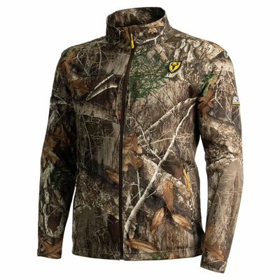 BLOCKER OUTDOORS Knockout Jacket, Lightweight Camo Hunting Gear for Men (Realtree Edge, XX-Large)