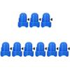 BESPORTBLE 3sets Durable Trampoline Rod Caps Easy to Install Pole End Hats for Safety Net Attachment Sturdy Pillar Protective Cover Blue Cap Screw Per Set view 1