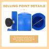 BESPORTBLE 3sets Durable Trampoline Rod Caps Easy to Install Pole End Hats for Safety Net Attachment Sturdy Pillar Protective Cover Blue Cap Screw Per Set view 3