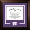 Campus Images Kansas State Wildcats 11w x 8.5h Legacy Black Cherry Spirit Logo Diploma Frame view 1