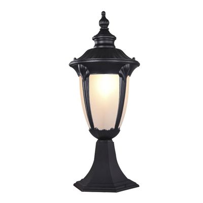 CHENKUI Outdoor Lawn Lamp Post Head Light LED Cast Aluminum Post Lamp Light Fixtures Pier Mount Vintage Post Cap Light for Fence Deck Patio Garden Decor Fits Posts