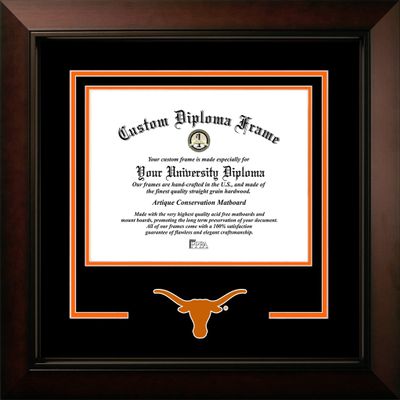Campus Images University of Texas, Austin Longhorns 14w x 11h Legacy Black Cherry Spirit Logo Diploma Frame