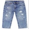 KIDSCOOL SPACE Baby Little Boys Jeans,Elastic Band Inside Straight Fit Ripped Denim Pants,Light Blue,4-5 Years view 1