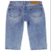 KIDSCOOL SPACE Baby Little Boys Jeans,Elastic Band Inside Straight Fit Ripped Denim Pants,Light Blue,4-5 Years view 2
