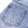 KIDSCOOL SPACE Baby Little Boys Jeans,Elastic Band Inside Straight Fit Ripped Denim Pants,Light Blue,4-5 Years view 3