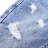 KIDSCOOL SPACE Baby Little Boys Jeans,Elastic Band Inside Straight Fit Ripped Denim Pants,Light Blue,4-5 Years view 4
