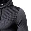 Maiyifu-GJ Men's Full Zip Cardigan Hoodies Long Sleeve Fleece Sports Hoodie Lightweight Hooded Sweatshirts with Pockets (Grey,Large) view 3