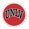 The Fan-Brand NCAA UNLV Rebels: Red - Bottle Cap Wall Sign - Football, Basketball & Baseball Wall Decor - College Sports Dcor for Home, Office, Game Room, Fan Cave & Garage - USA Made view 1